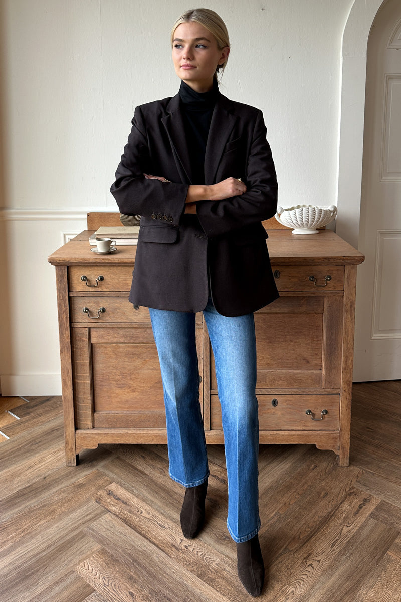 Atelier Blazer - Cocoa Gabardine