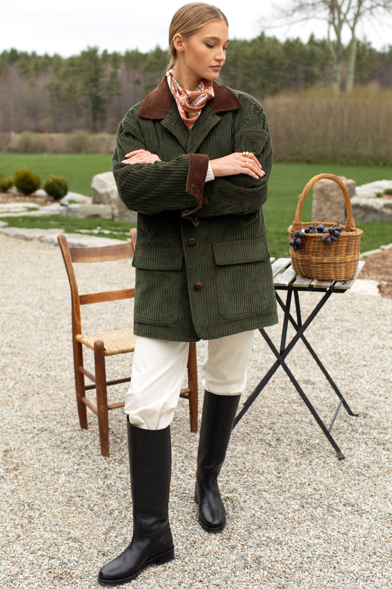 Essential Barn Coat - Pine Corduroy