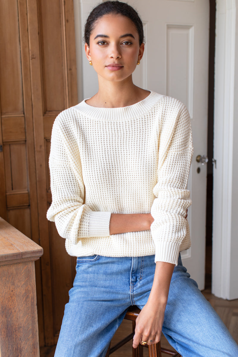 Daily Sweater - Ivory Organic