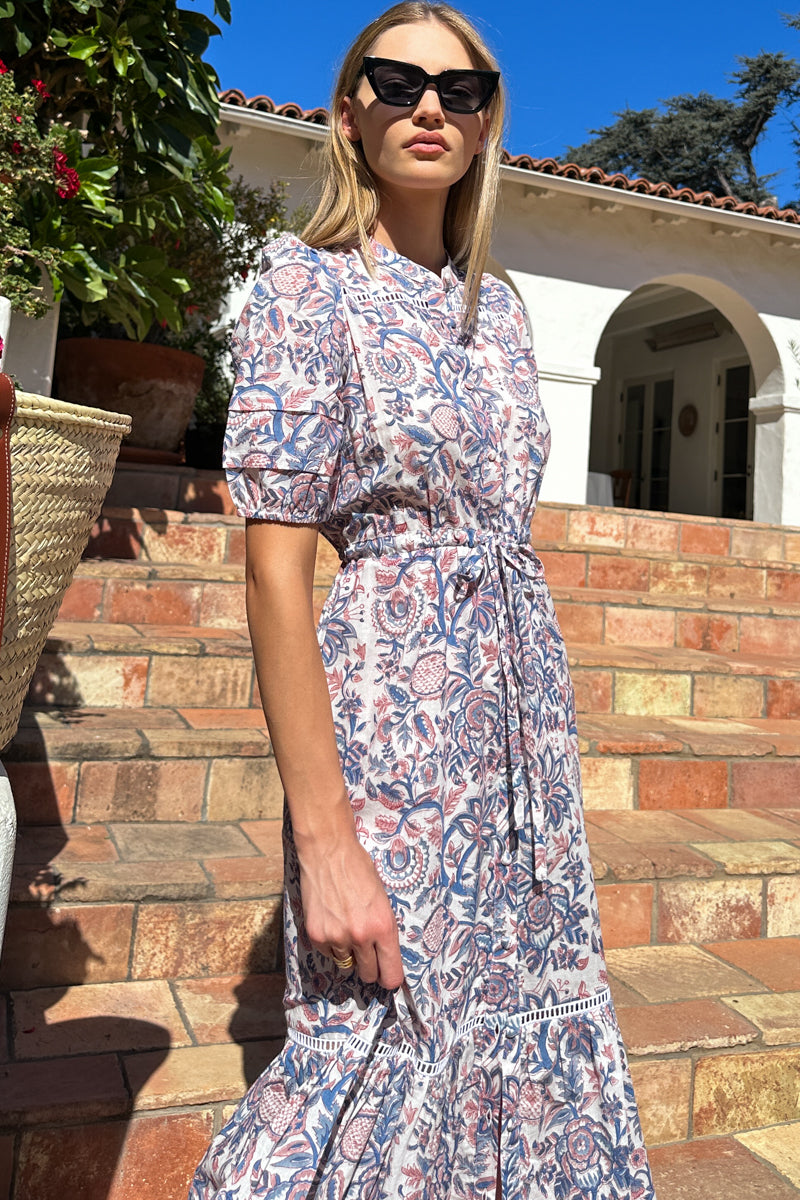 Lucy 4 Short Sleeve Dress - Maria's Garden Organic