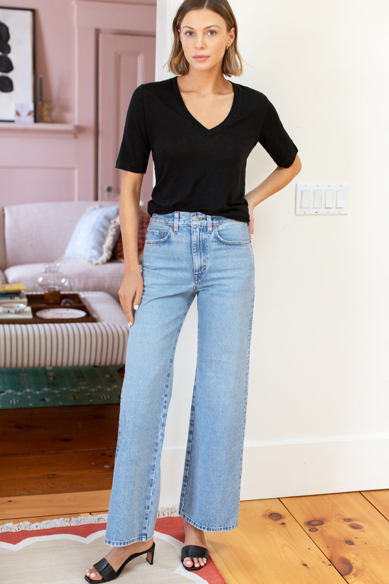 Luxe Emerson T - Black Linen