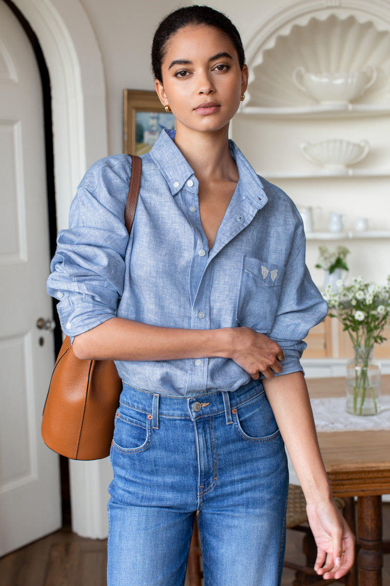 Ryan Shirt - Chambray Linen