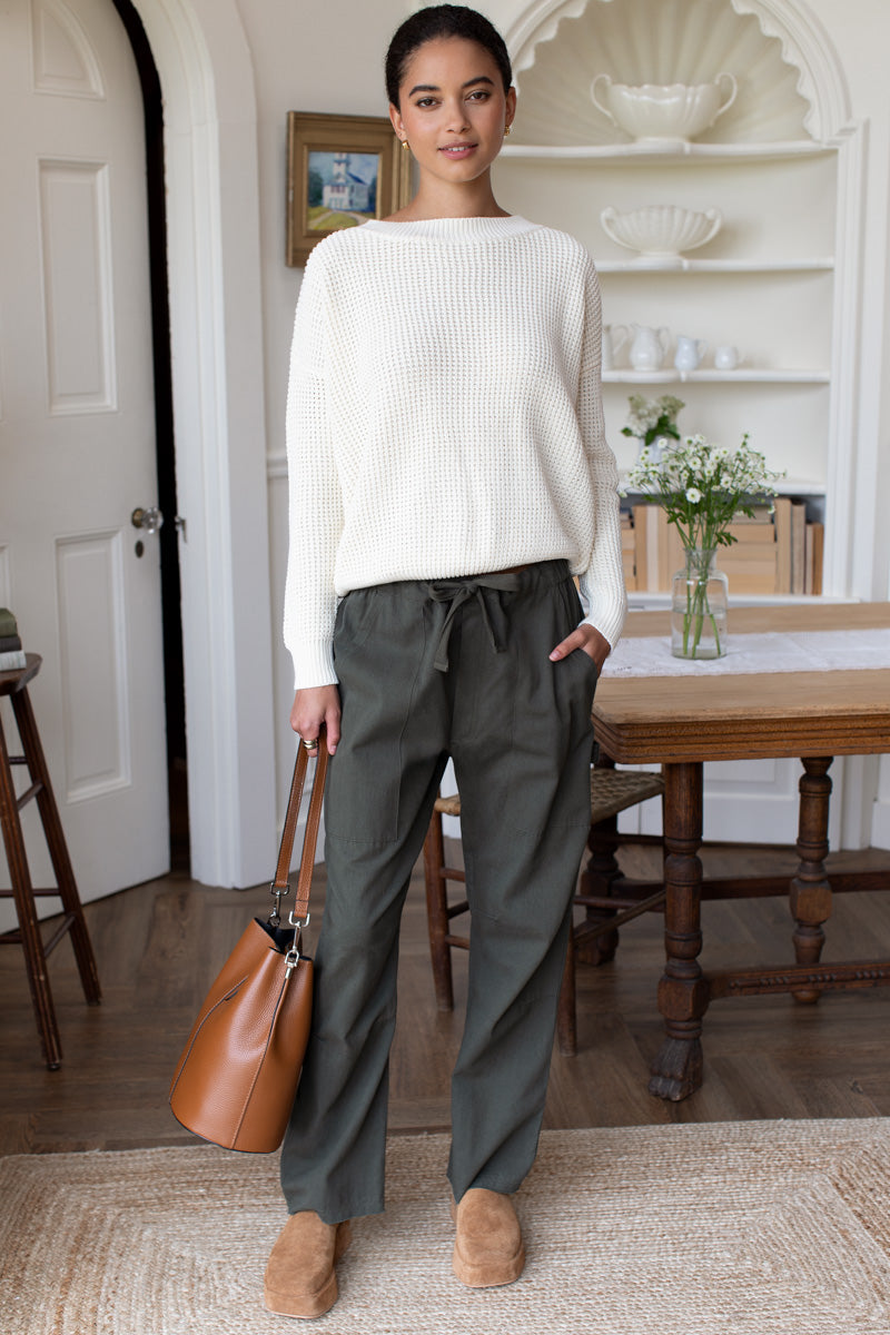 Family Cargo Pant - Moss Organic