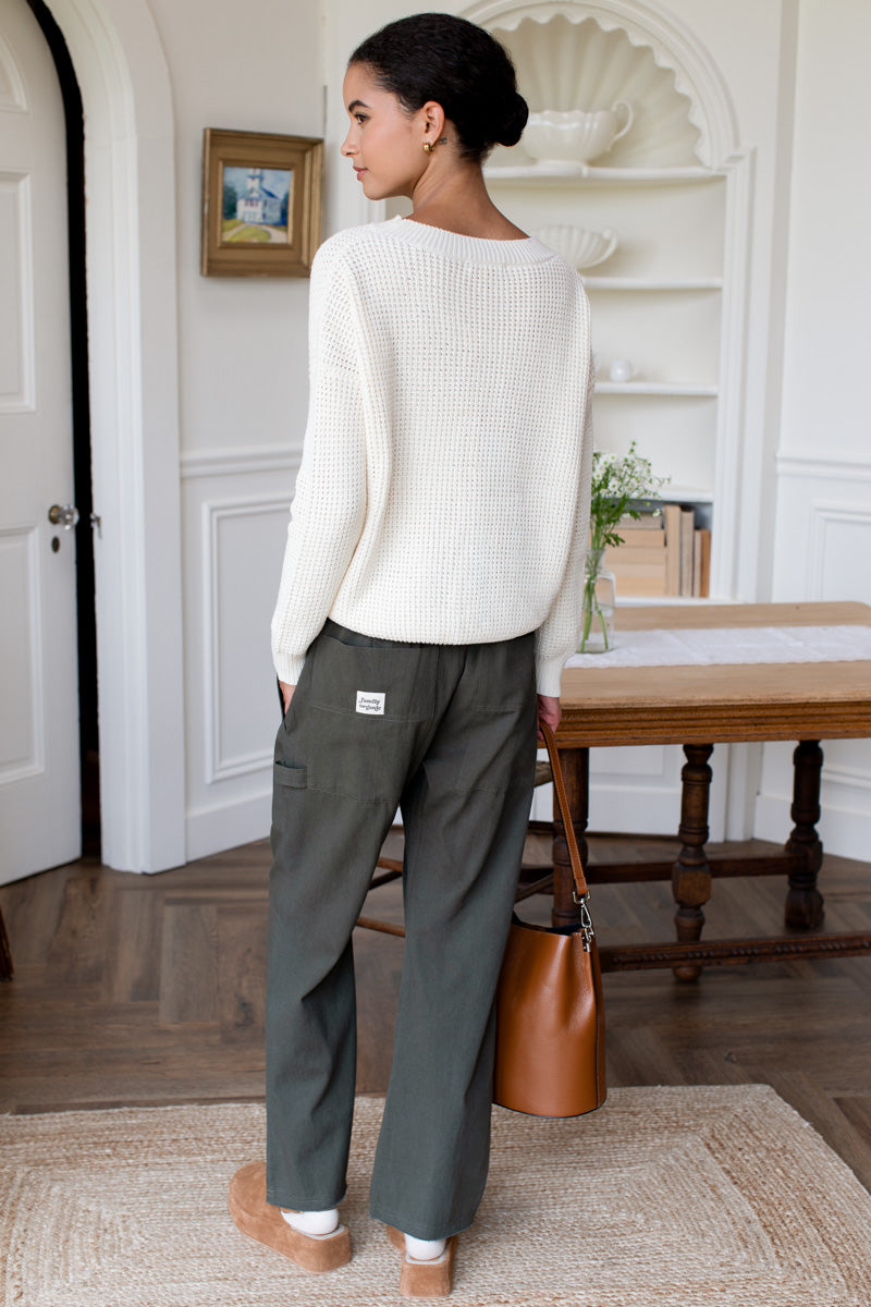 Family Cargo Pant - Moss Organic
