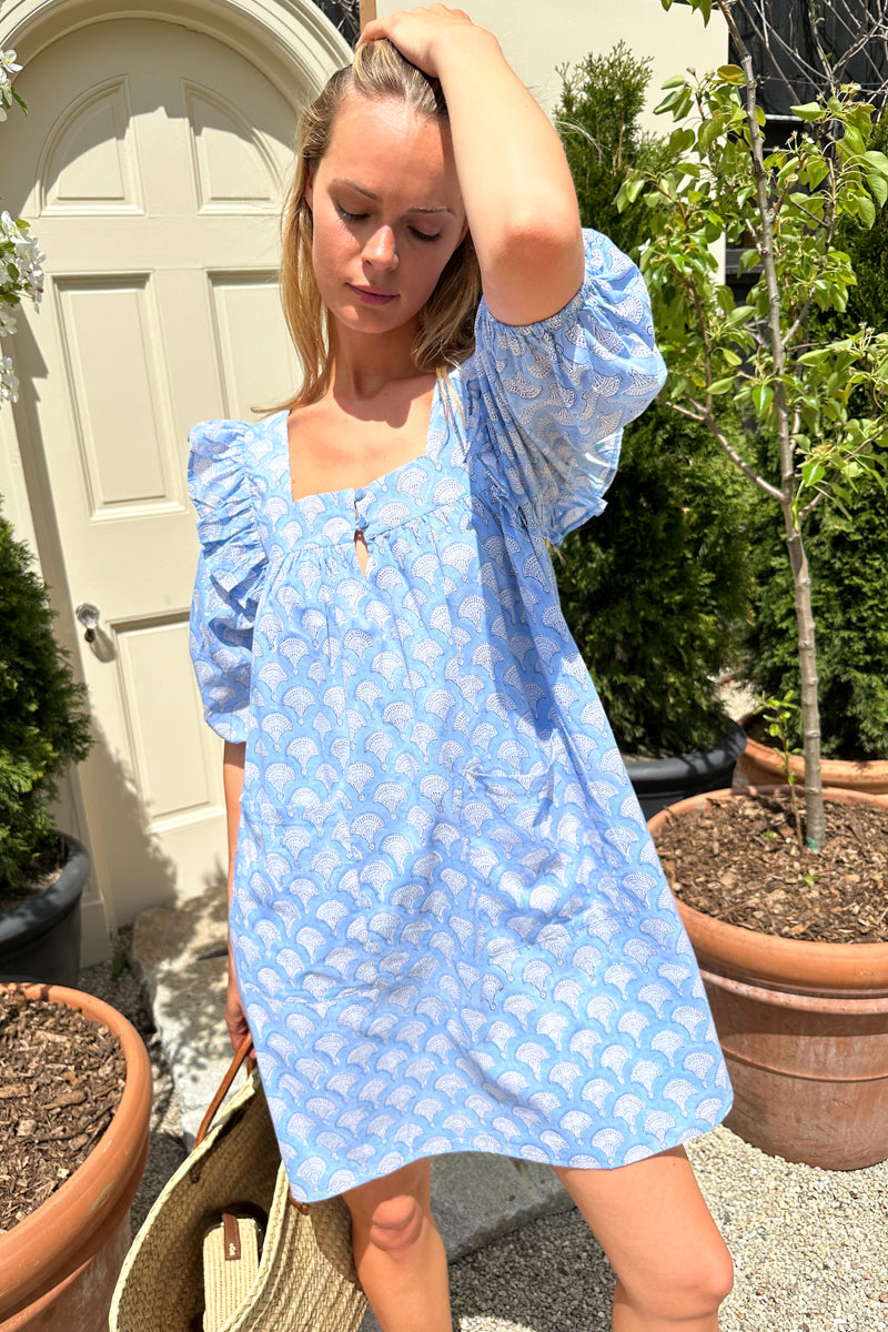 Adelina Long Sleeve Dress - Sunday Flowers Organic