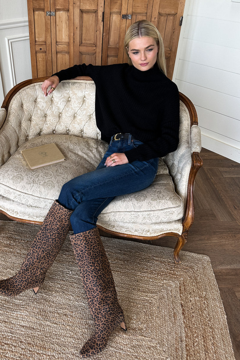 Frankie Pull On Boot - Leopard