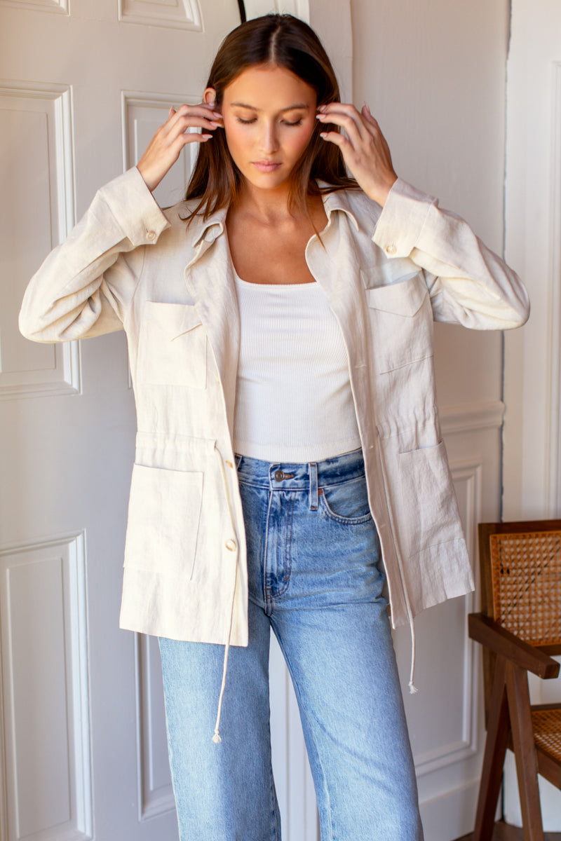 Little Army Jacket - Natural