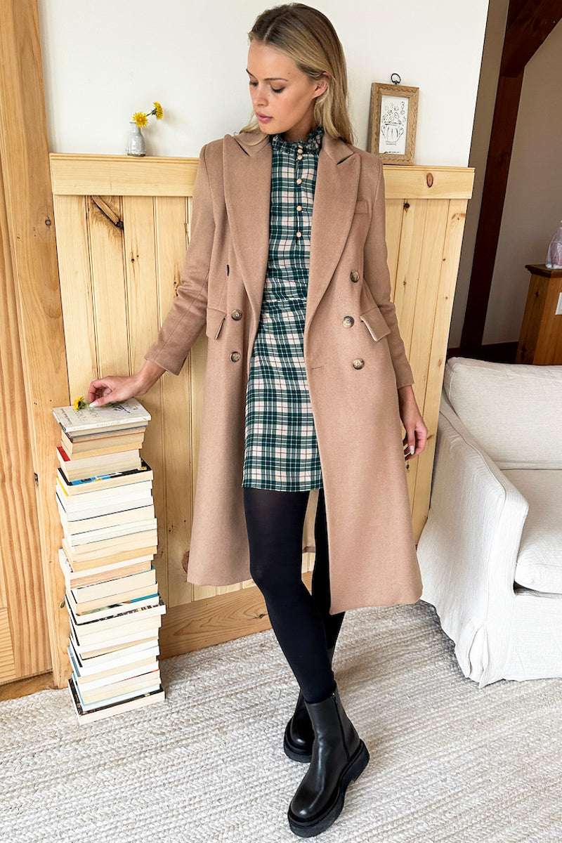Julius Long Coat - Camel Wool Cashmere