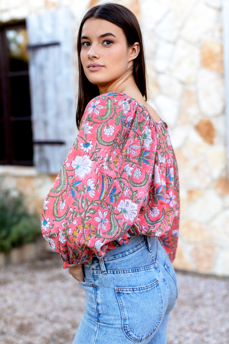 Lucy Blouse - Chelsey Floral Organic