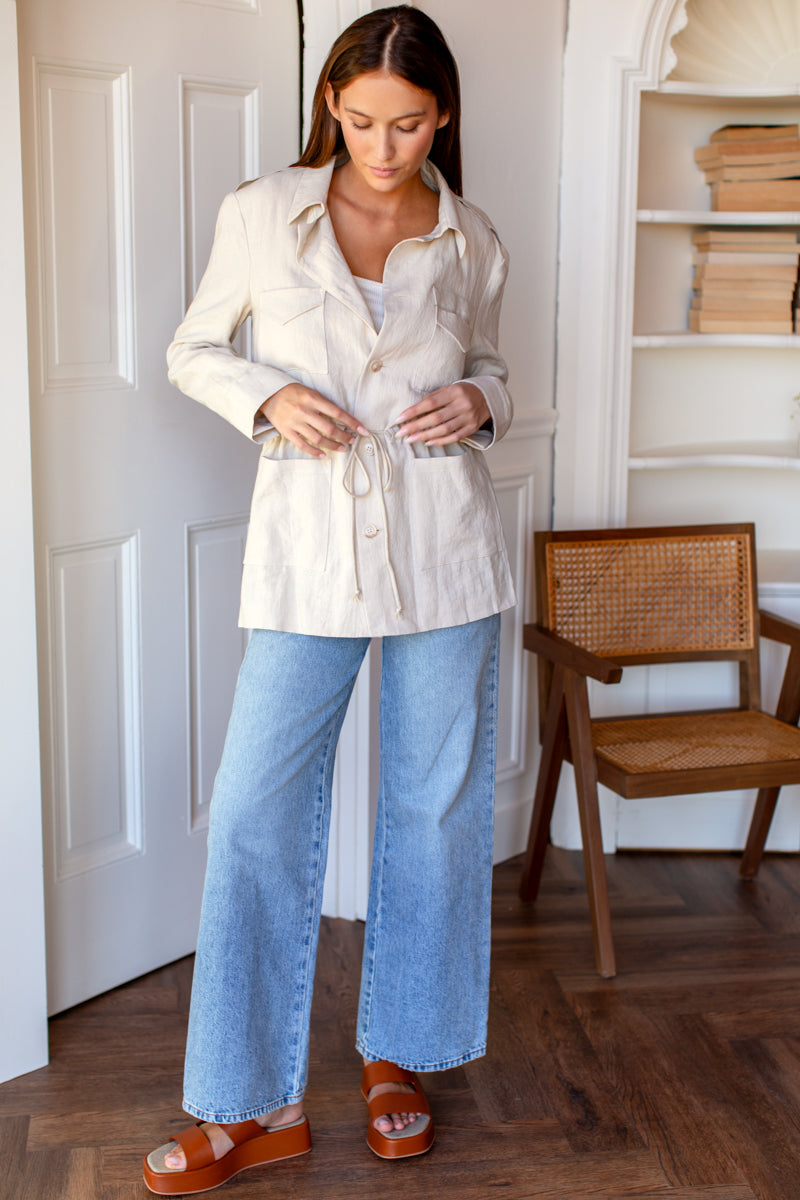 Little Army Jacket - Natural