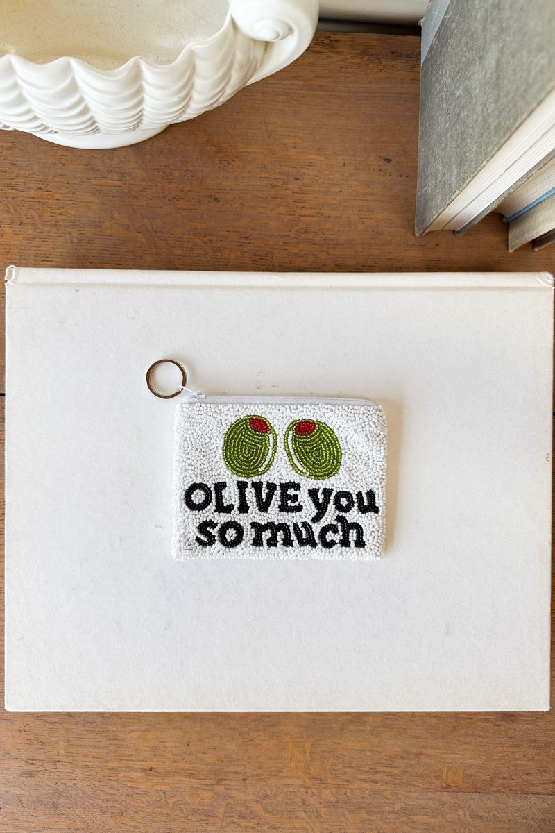Zip Coin Pouch - Olive you