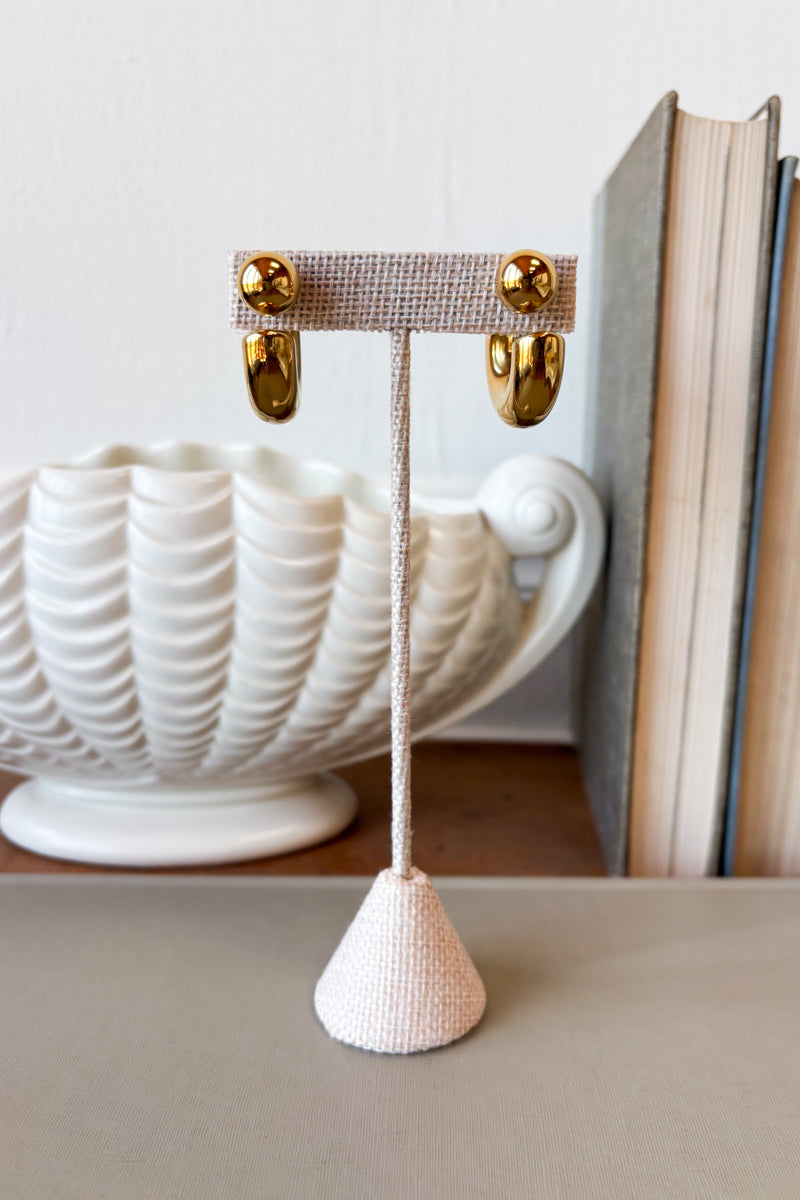 Puffy Hoop Earrings