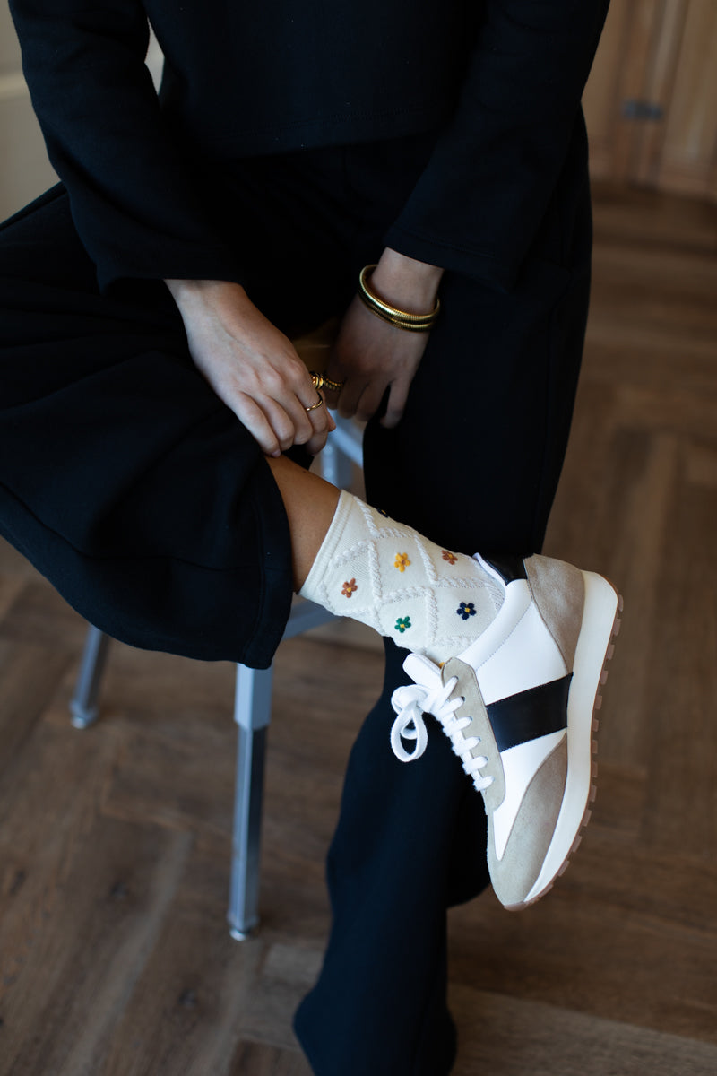 Floral Cotton Socks