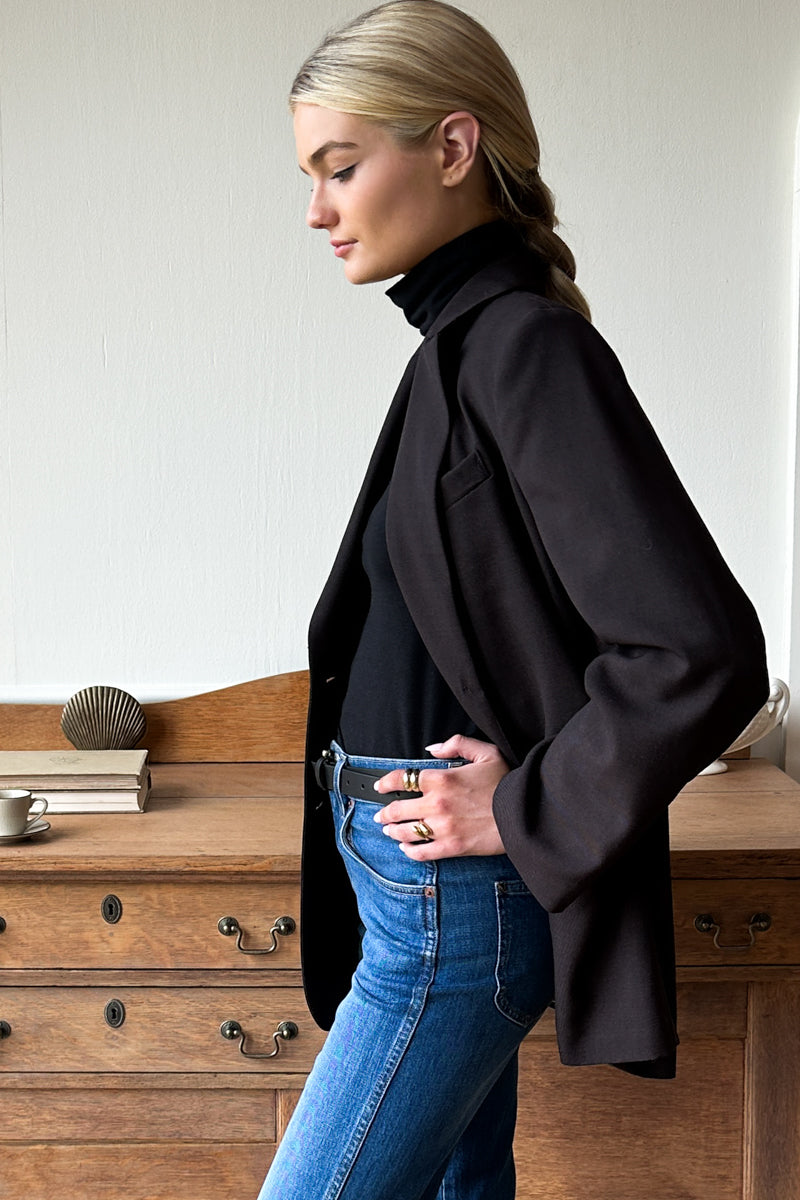 Atelier Blazer - Cocoa Gabardine