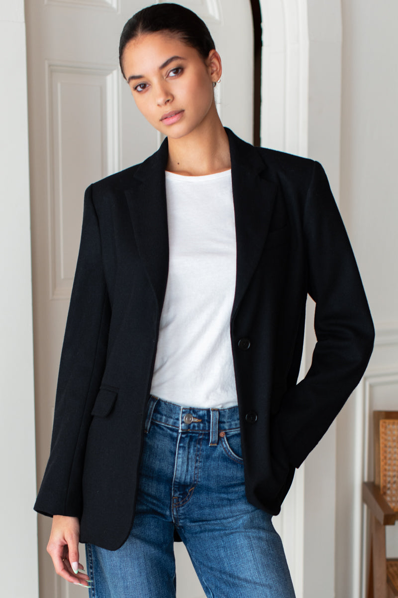 Atelier Blazer - Onyx Wool