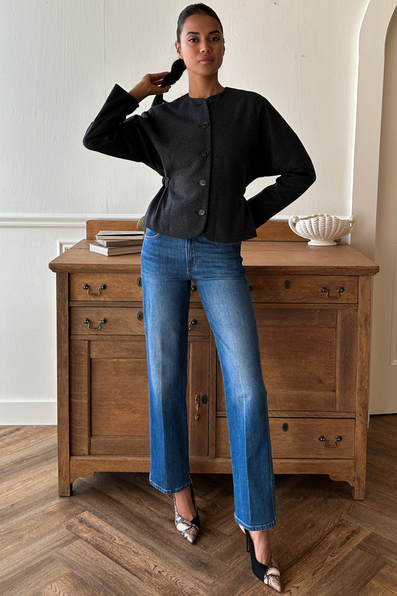 Atelier Cinch Jacket - Charcoal Light