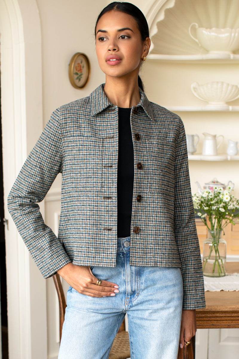 Atelier Pocket Jacket - Gun Club Check