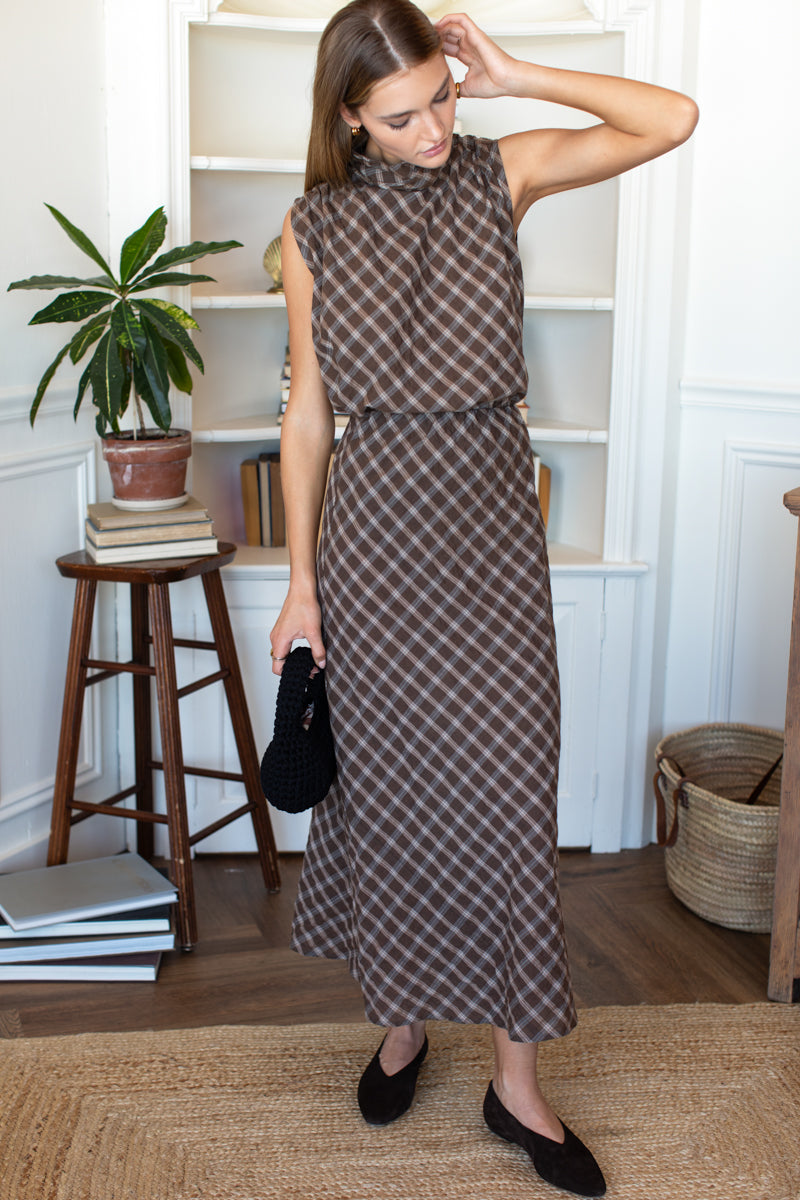 Bias Skirt 2 - Cocoa Plaid