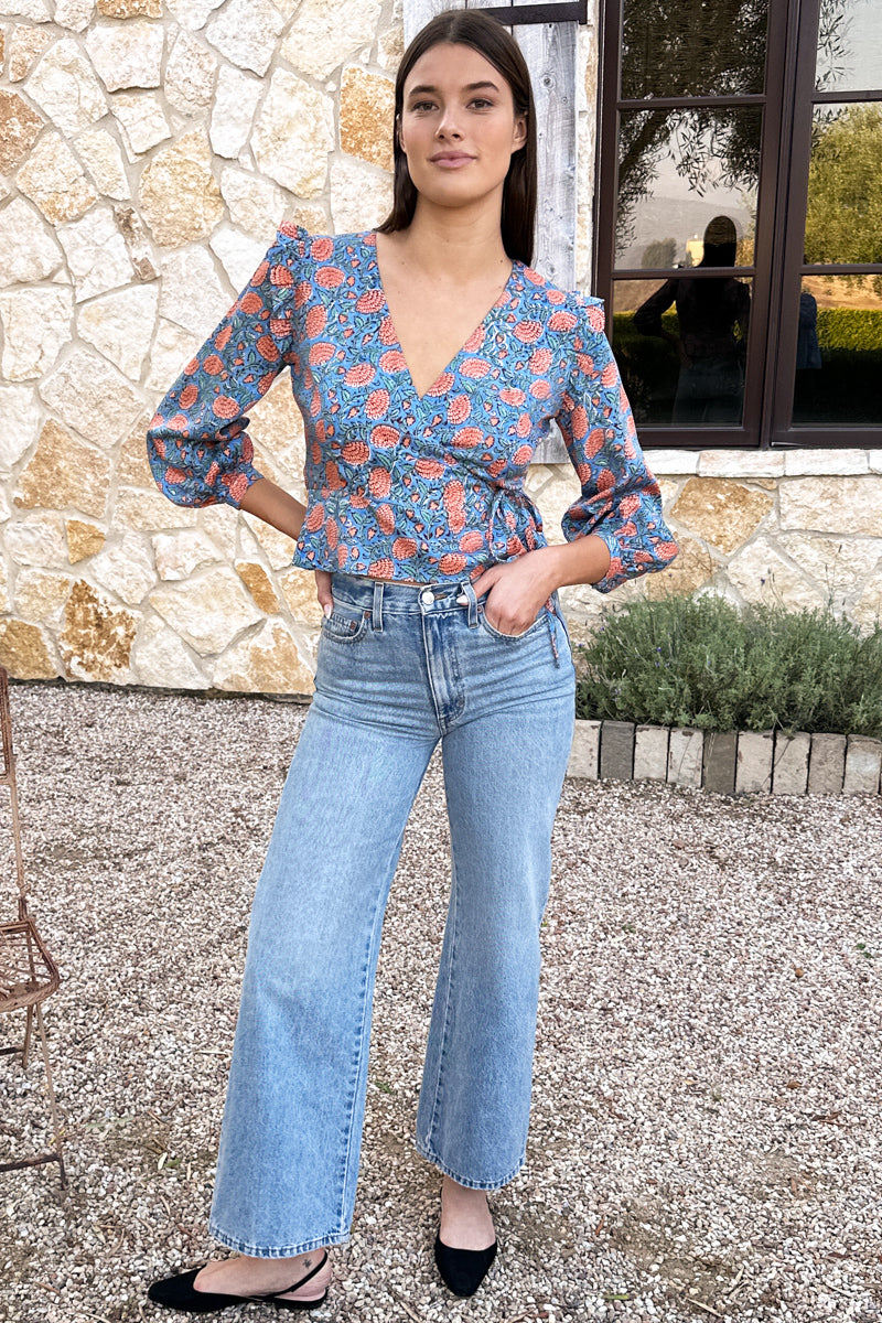 Bishop Frill Top - Chateau Flower