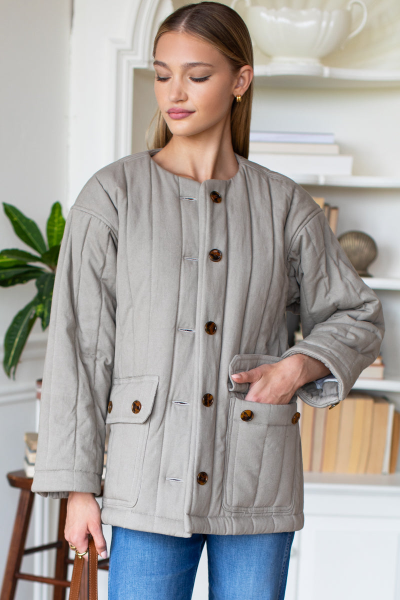Camp Coat Short - Winter Twig Organic