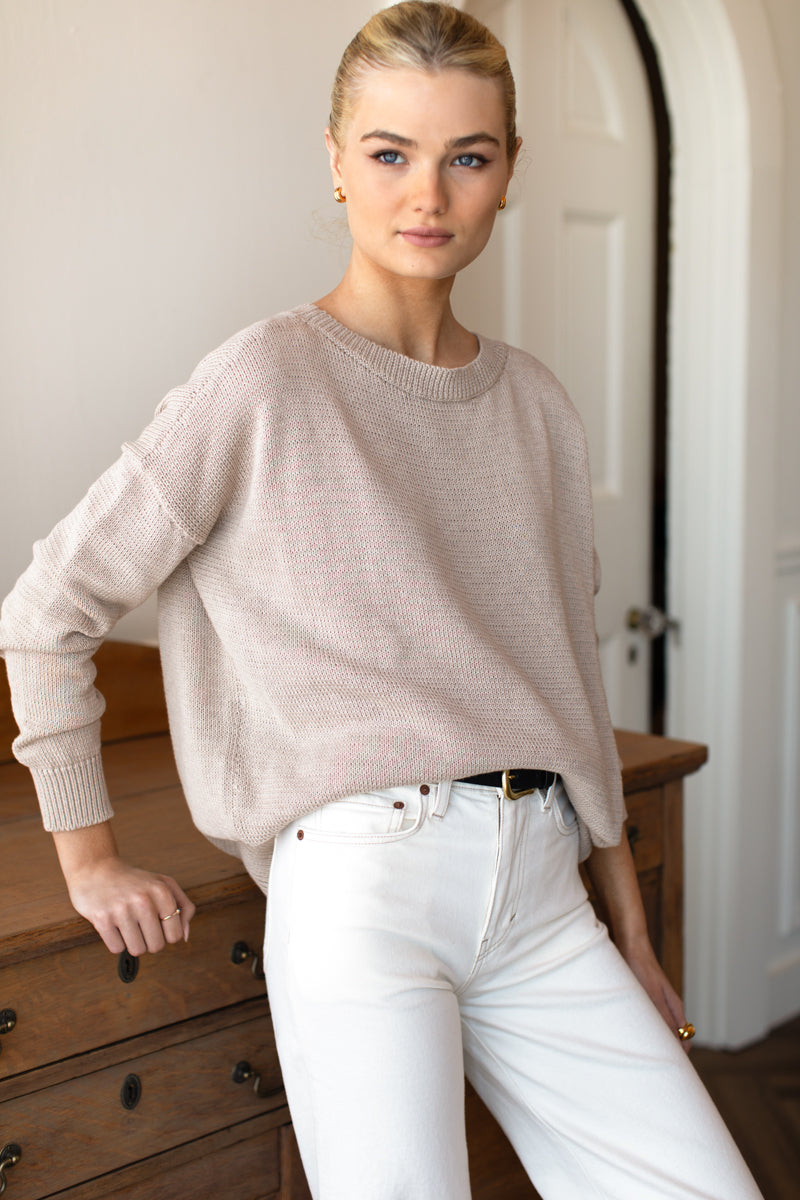 Carolyn Sweater - Sand Organic