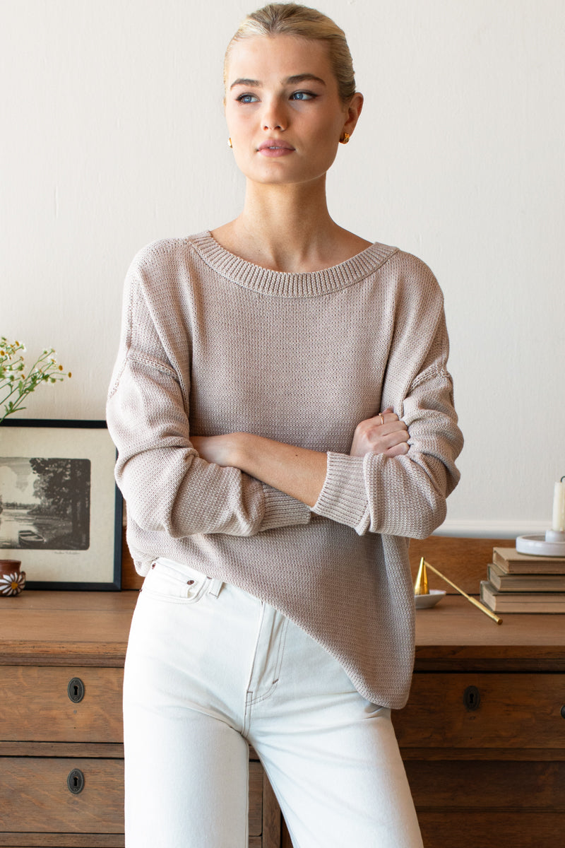Carolyn Sweater - Sand Organic
