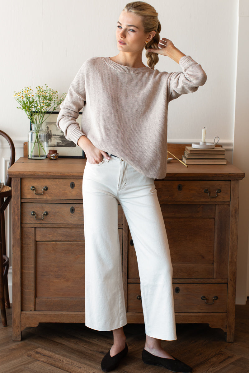 Carolyn Sweater - Sand Organic
