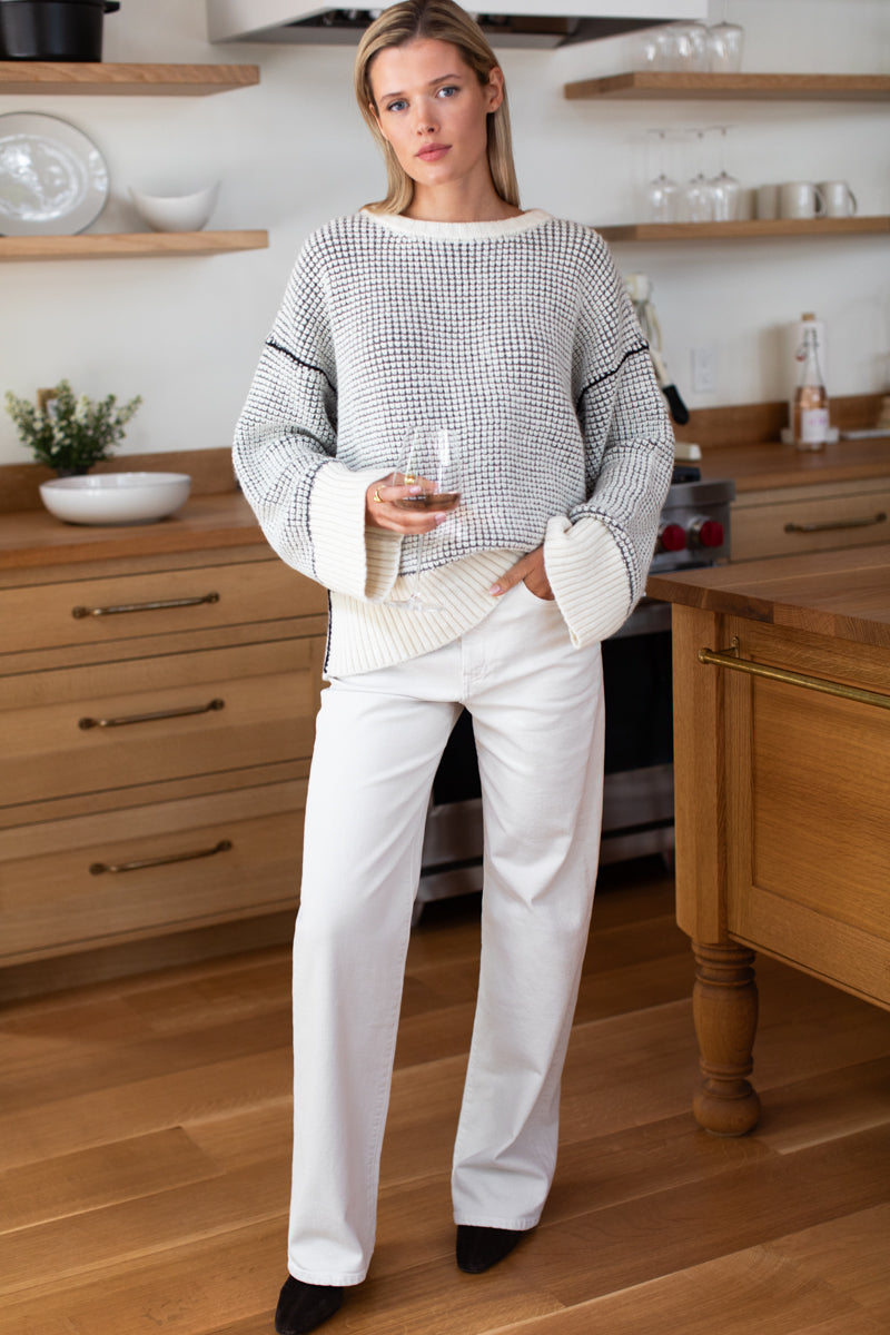 Celeste Sweater - Ivory Melange