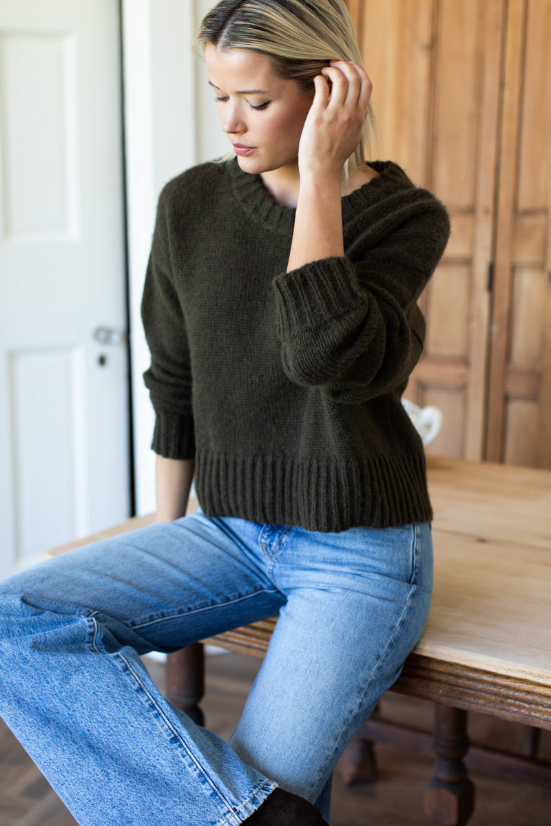 Cozy Sweater - Forest Night
