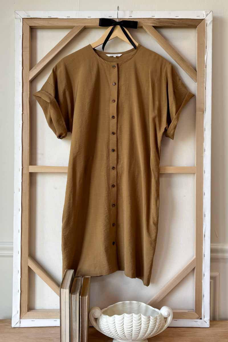 Desert Dress Short - Rich Camel