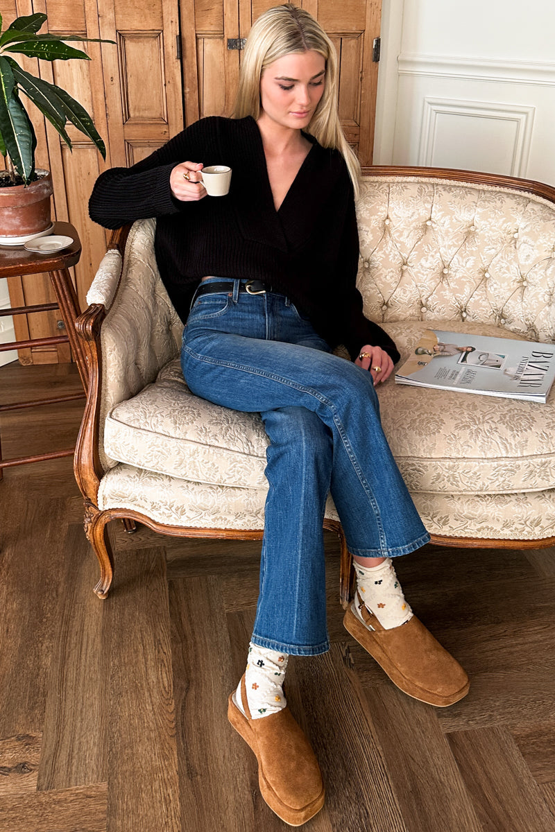 Harlow Sweater - Black Organic