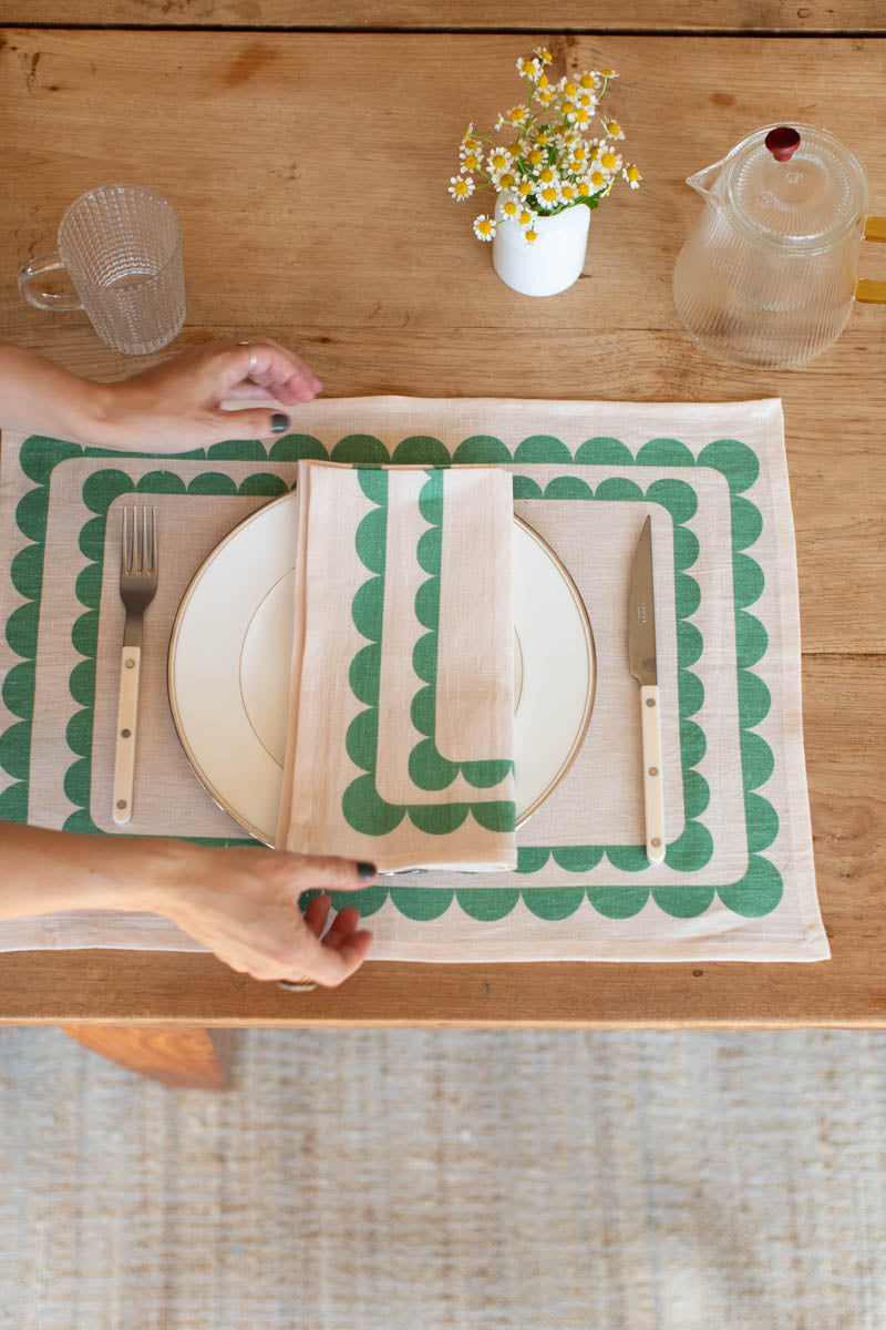 Fete Linen Placemat - Kashmir