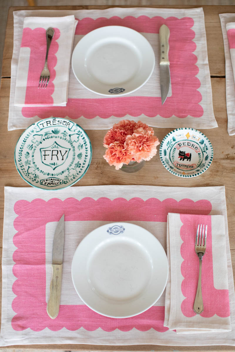 Fete Linen Napkin - Aurora