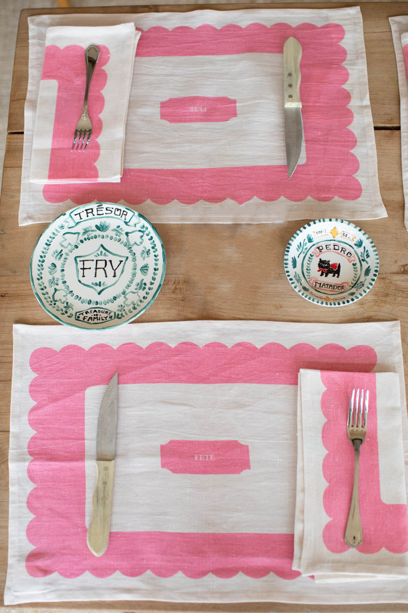 Fete Linen Placemat - Aurora