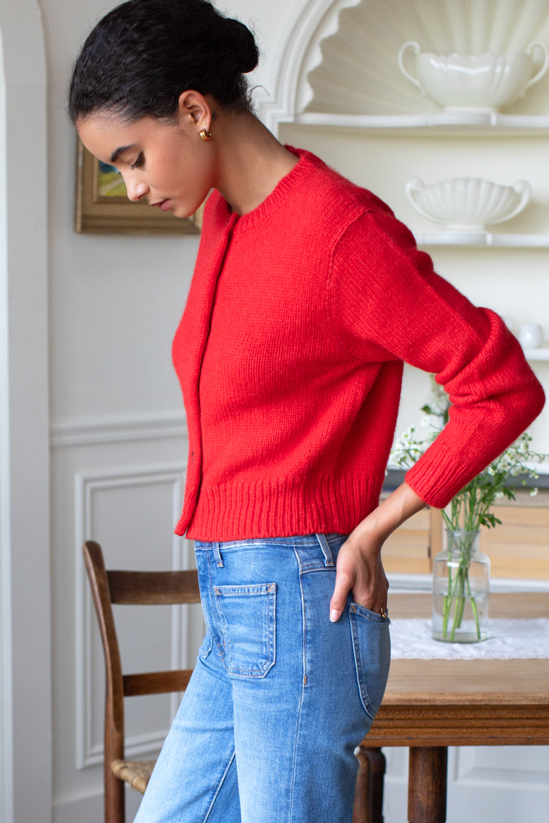 Little Atelier Cardigan - Poppy Red