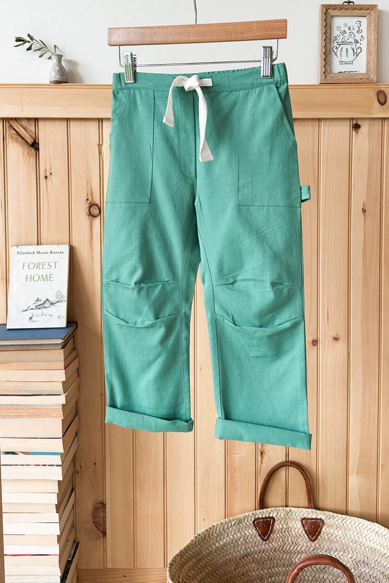 Family Cargo Pant Child - Kashmir Green Organic