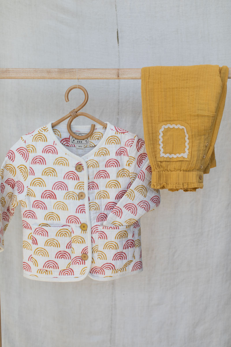 Little Fry Sunshine Pant - Marigold Organic