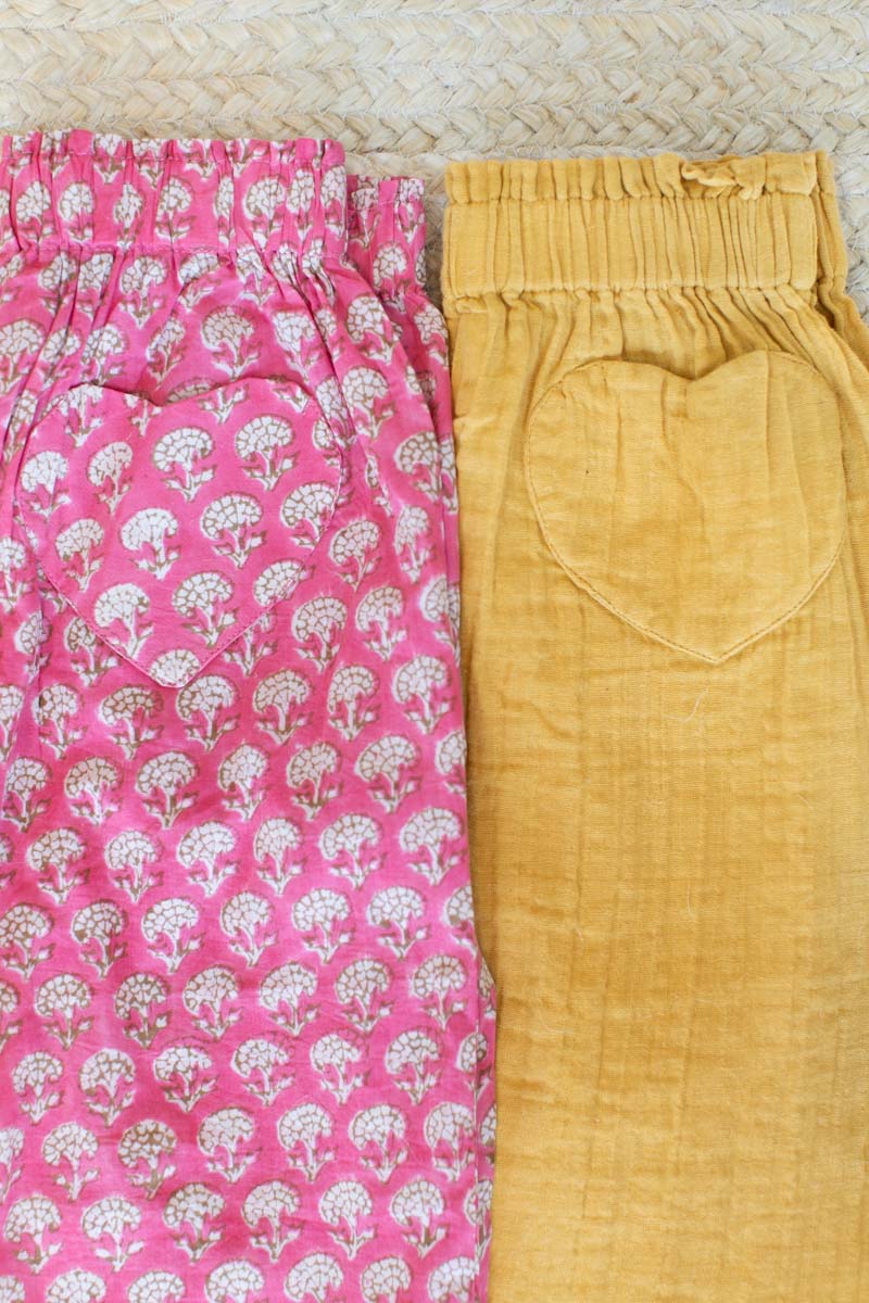 Little Fry Sunshine Pant - Marigold Organic