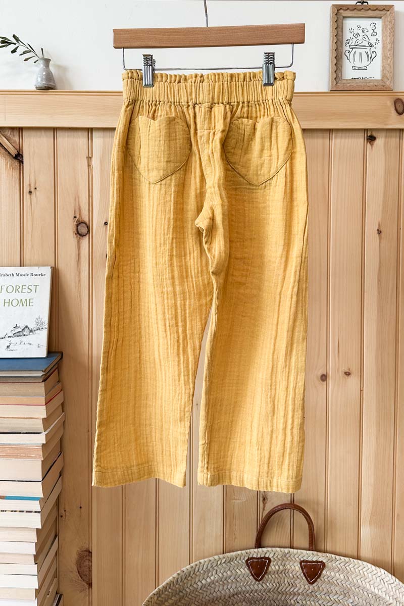 Little Fry Sunshine Pant - Marigold Organic