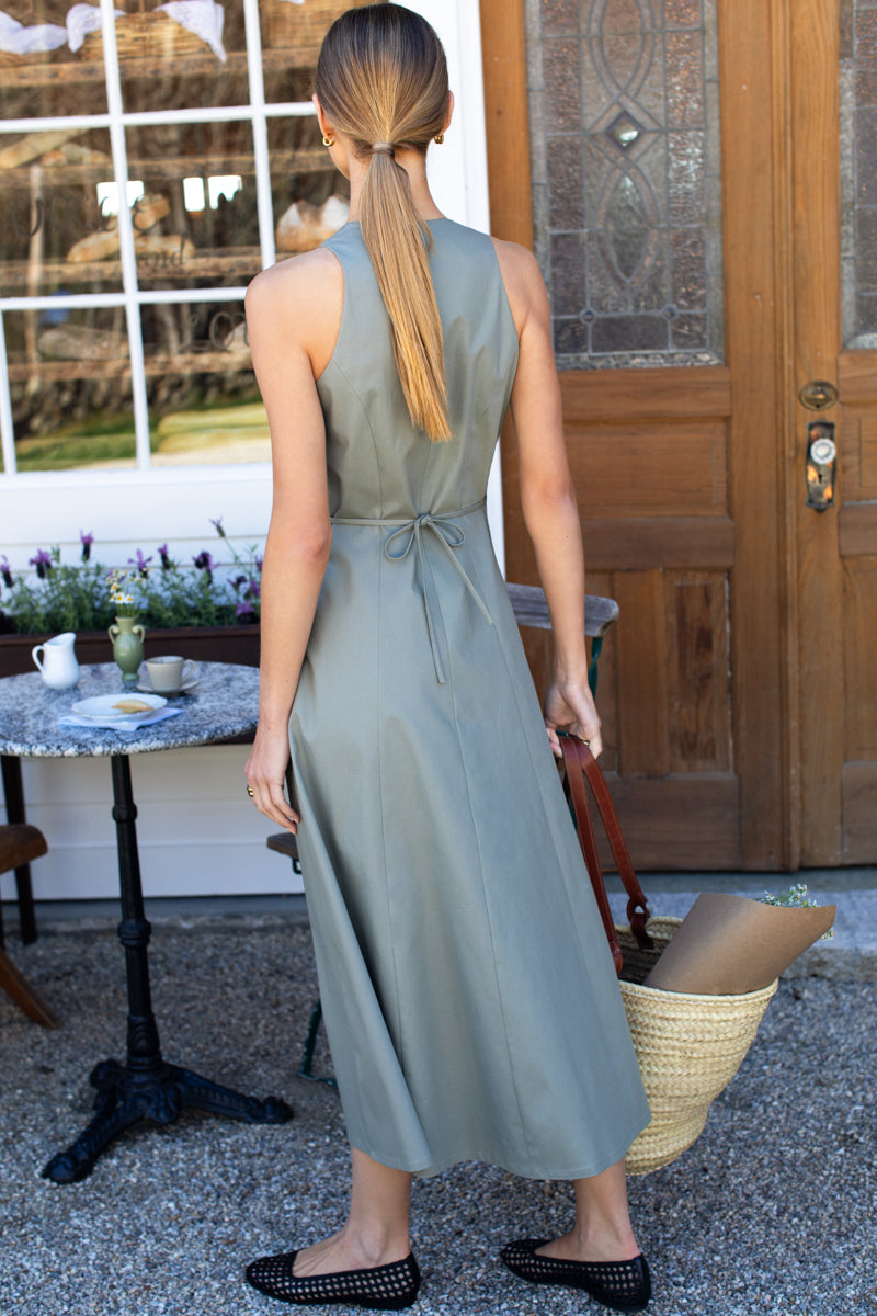 Organic Cafe Dress - Artichoke Organic