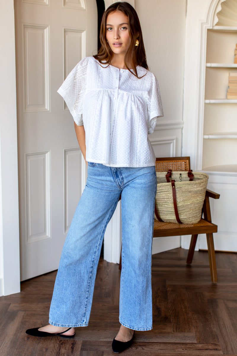 Perfect Wide Leg - Washed Indigo