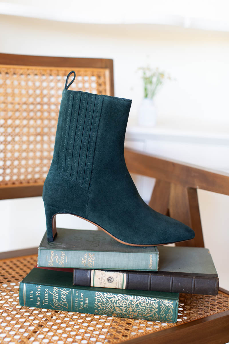 Lou Ankle Boot 2 - Forest Suede