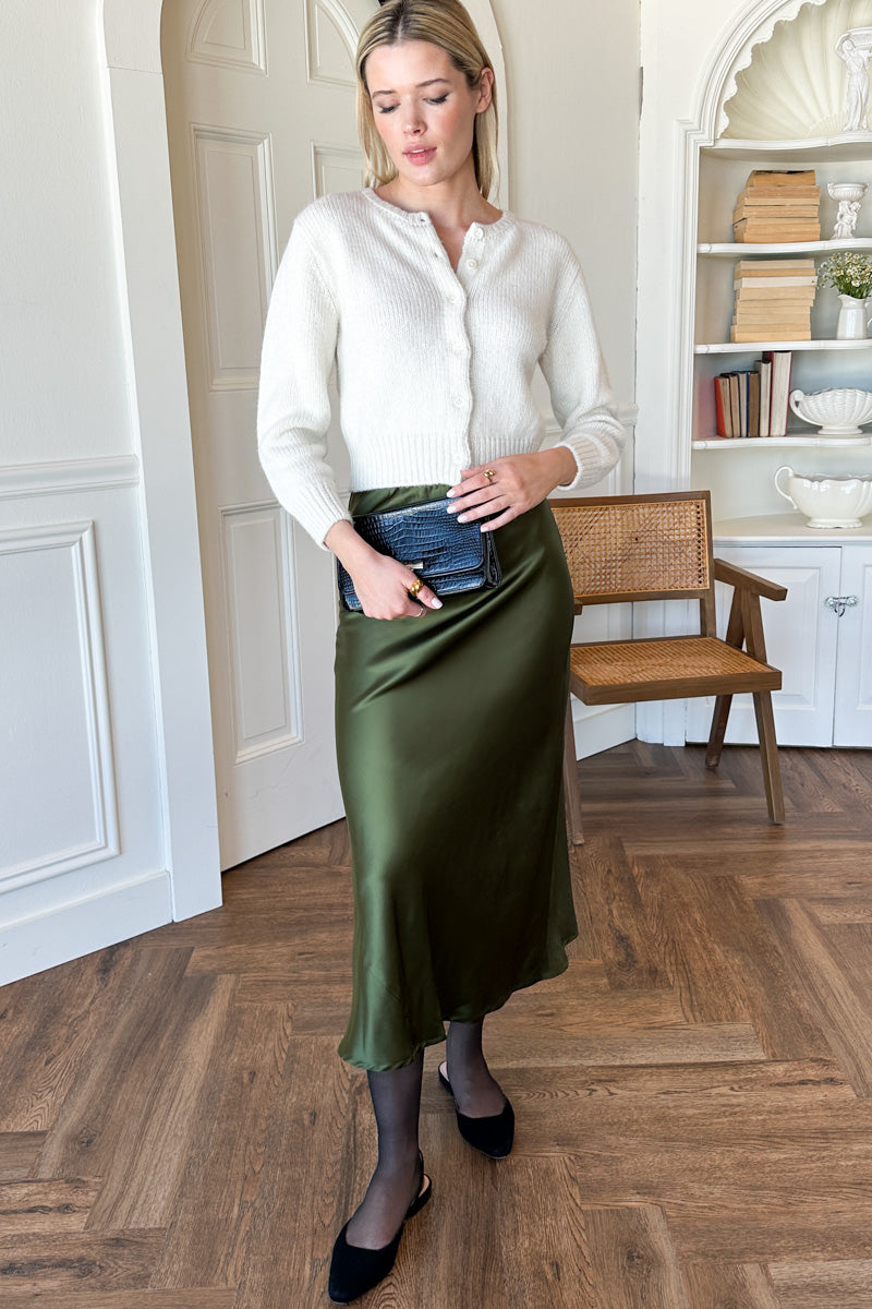 Bias Skirt - Cypress