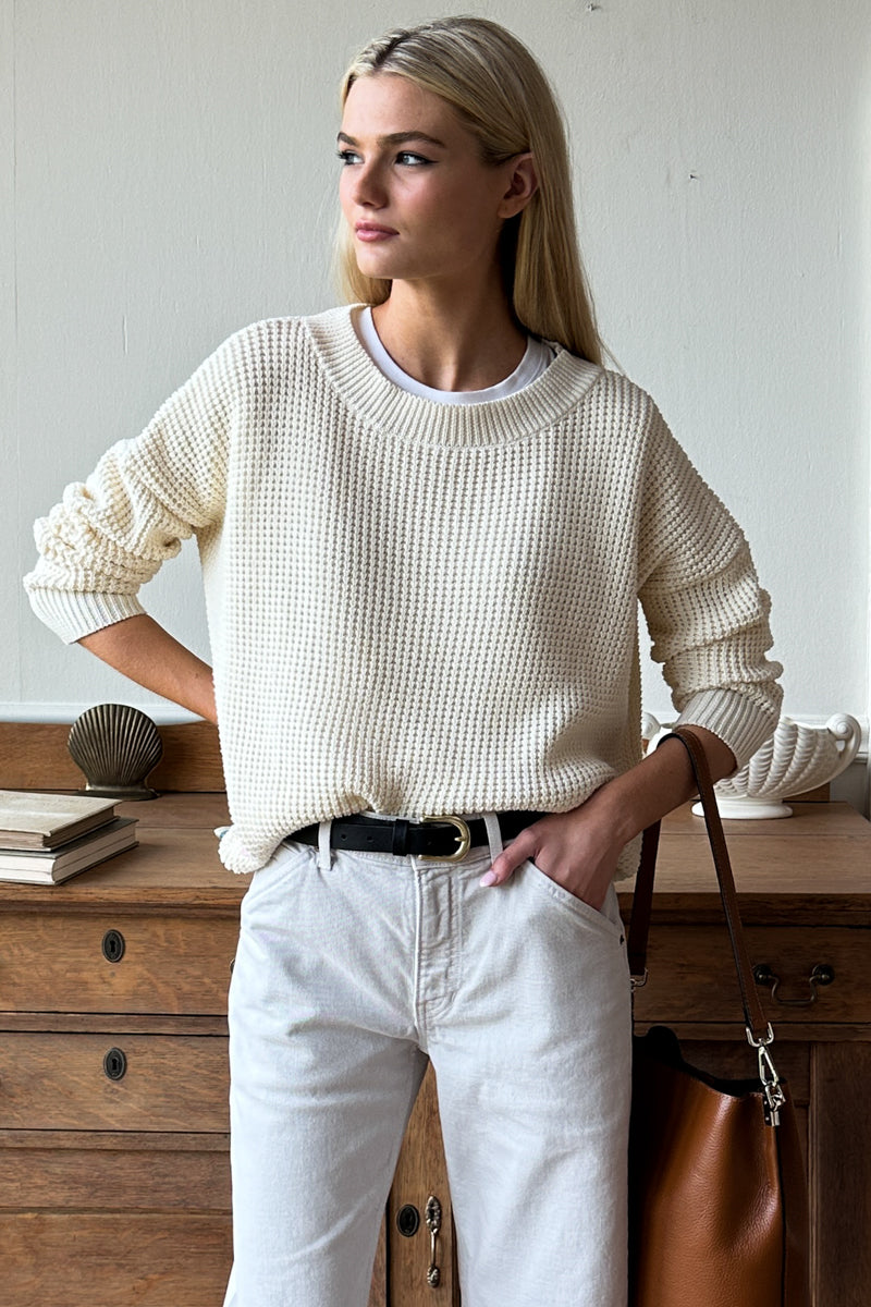 Daily Sweater - Ivory Organic