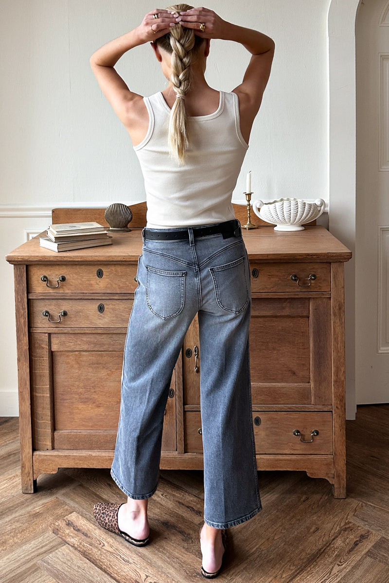 Thrifted Gem Ankle - Grey Nova