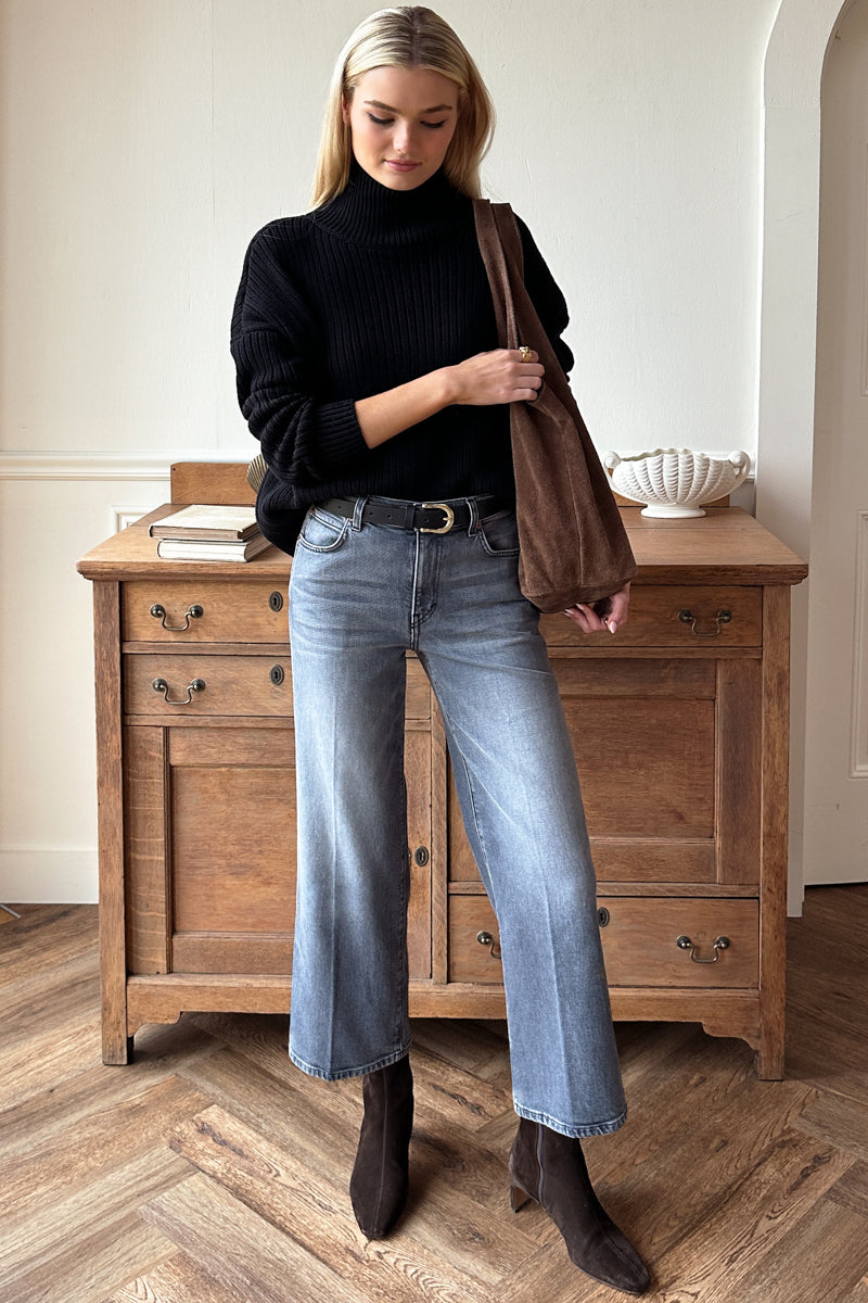 Thrifted Gem Ankle - Grey Nova