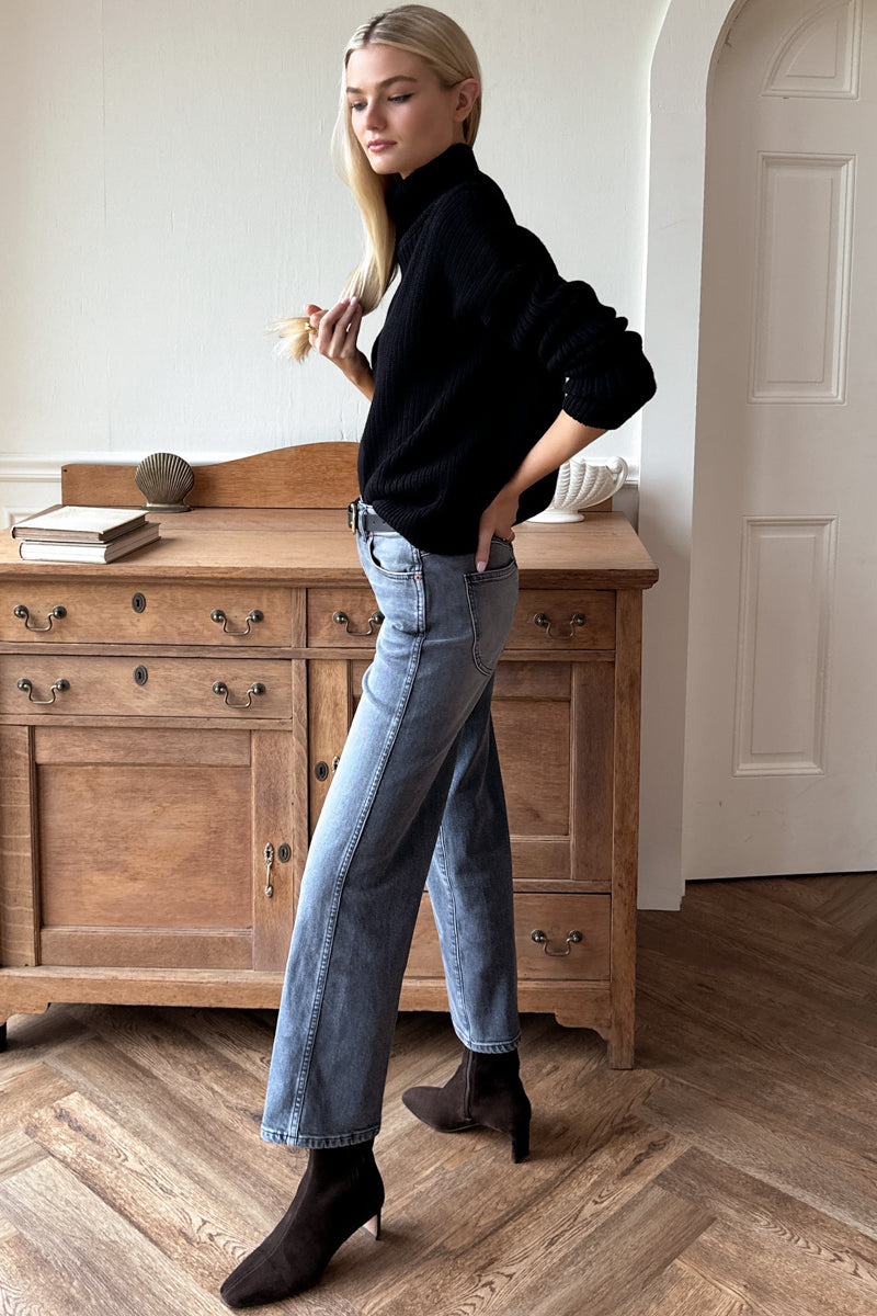 Thrifted Gem Ankle - Grey Nova