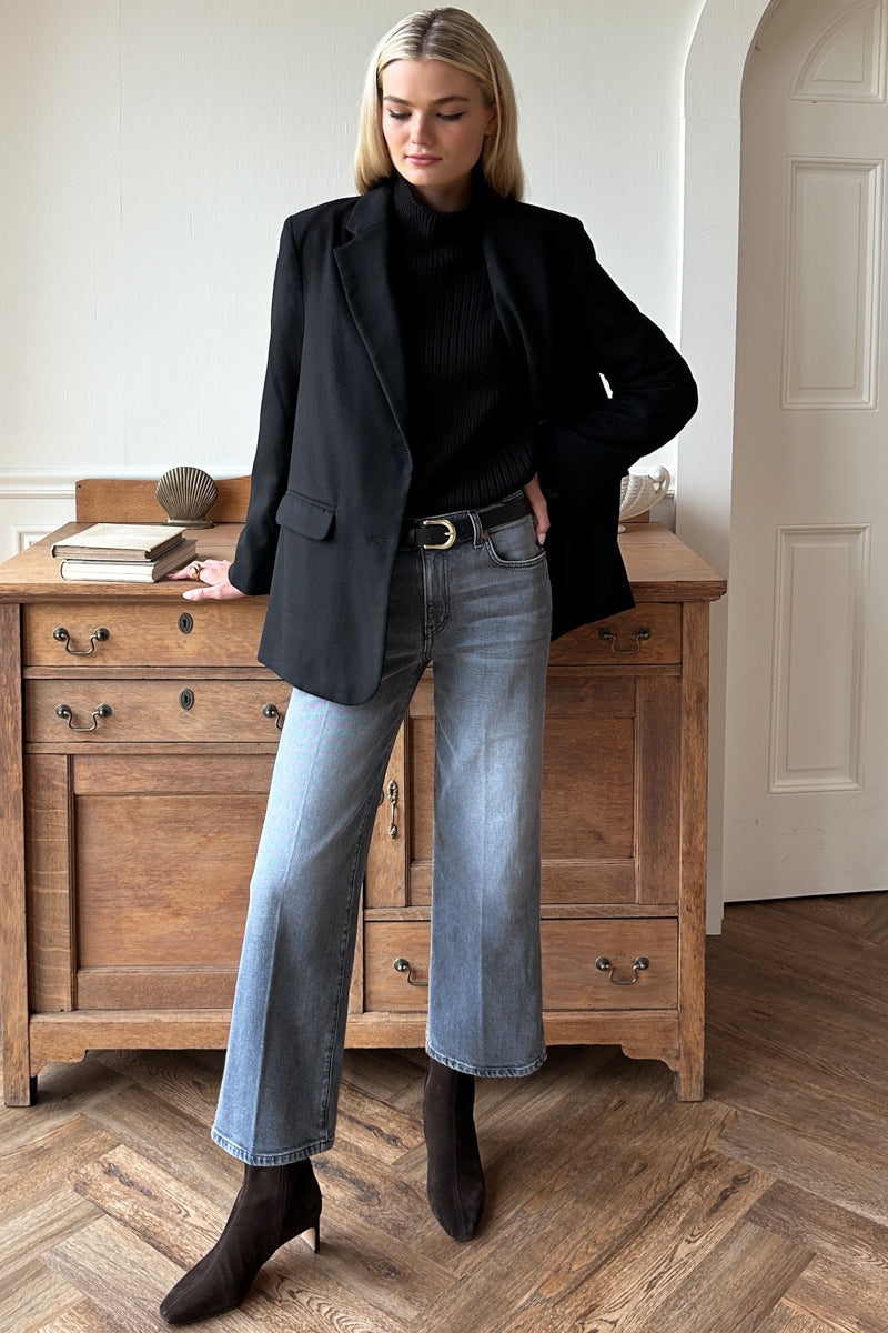 Thrifted Gem Ankle - Grey Nova