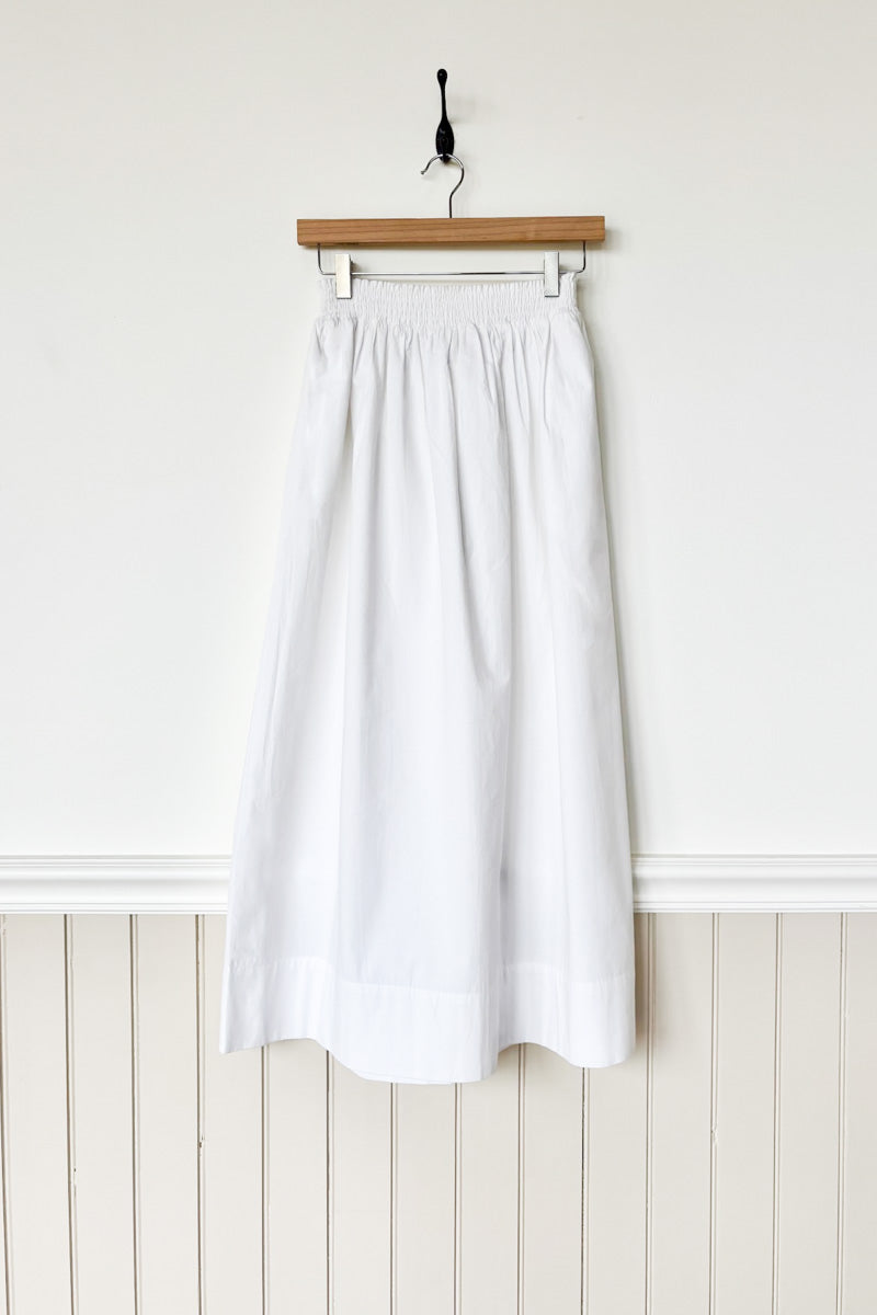 Wide Hem Skirt - Cloud White