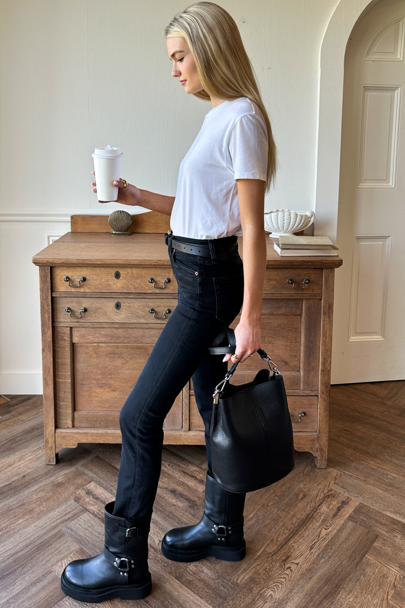 Tower High Pencil - Onyx Wash